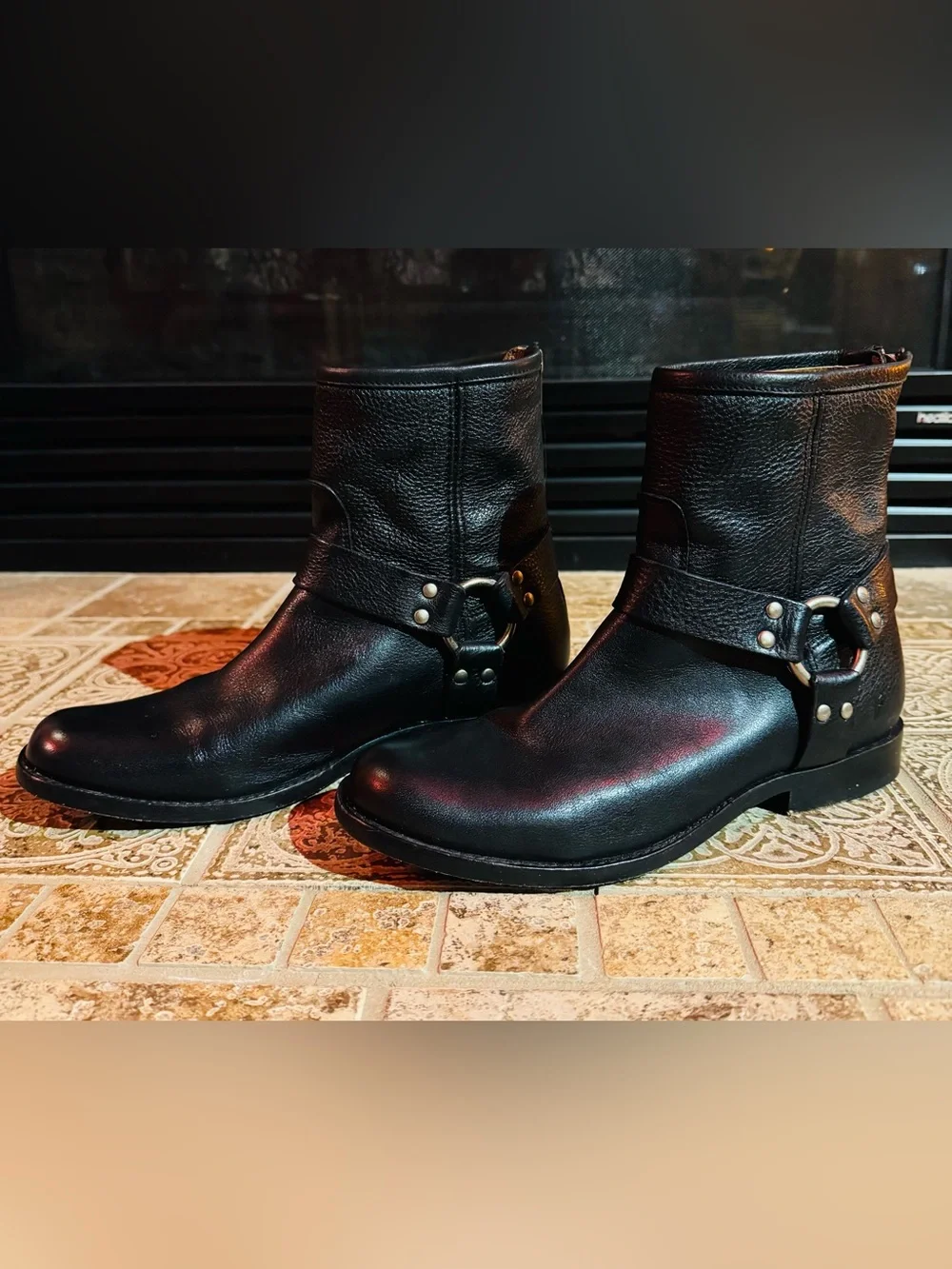 Frye sleek black